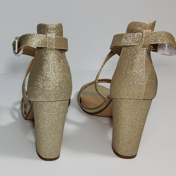 IDIFU Women's Chunky High Heel Sandal Strappy Open Toe Ankle Strap - Picture 3 of 6